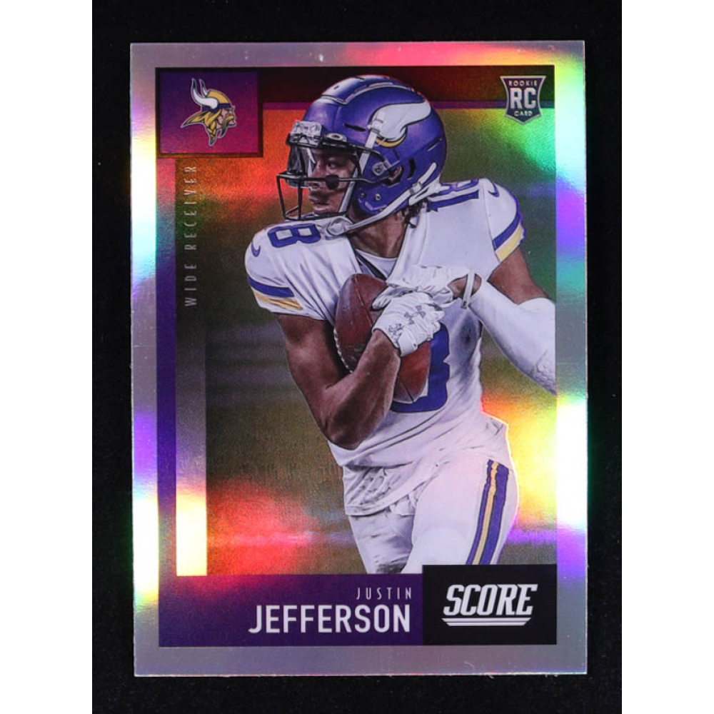 Justin Jefferson 2020 Score Silver #449 RC at PristineAuction.com