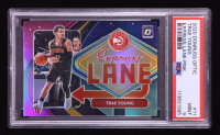 Trae Young 2020-21 Donruss Optic Express Lane Pink #11 #13/25 (PSA 9) at PristineAuction.com