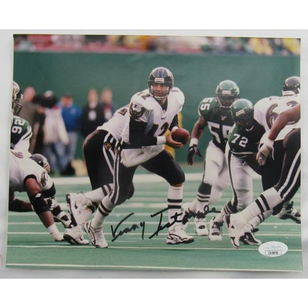 Vinny Testaverde Signed Ravens 8x10 Photo (JSA) at PristineAuction.com