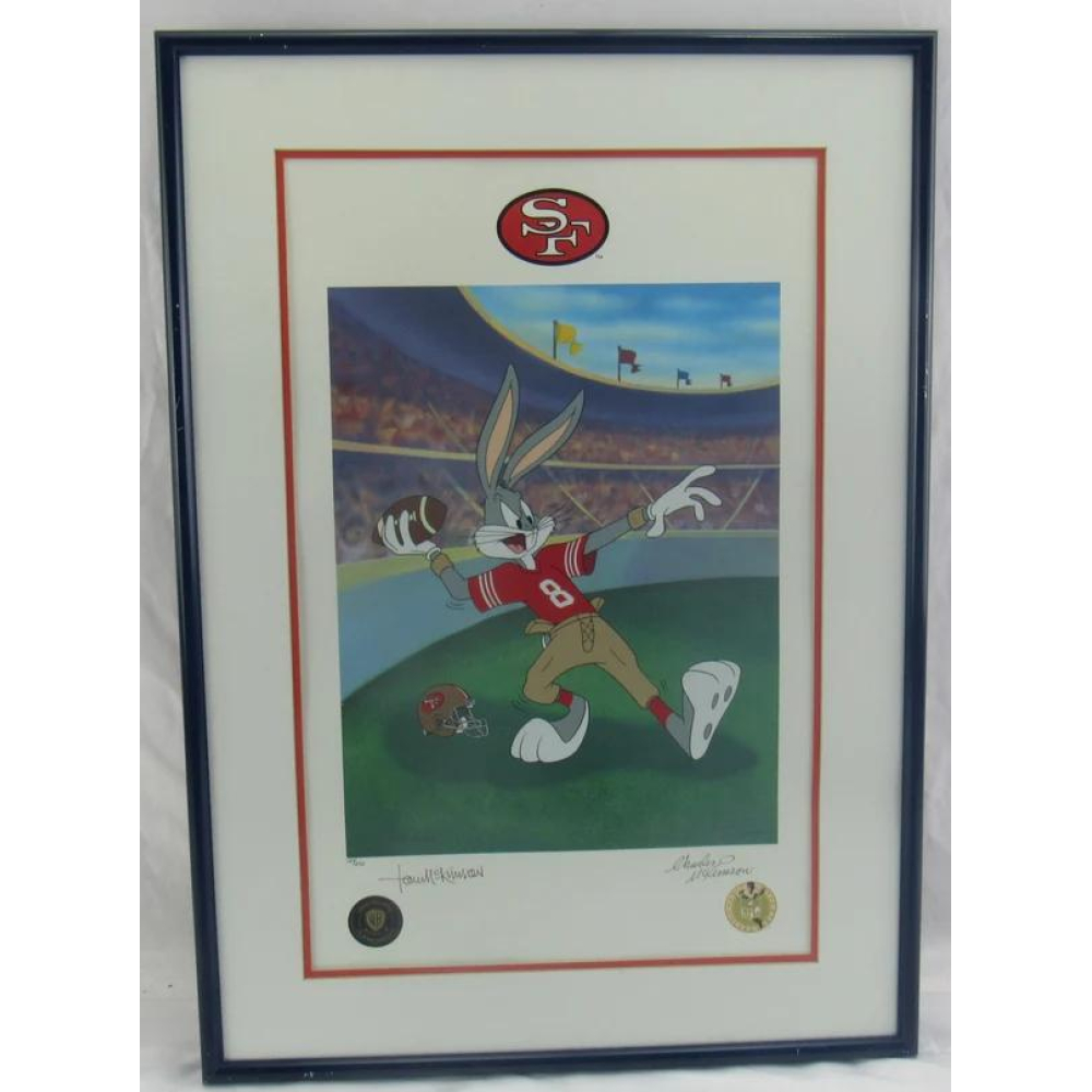 Bugs Bunny 49ers Custom Framed Charles McKimson Poster Print (See Description) at PristineAuction.com