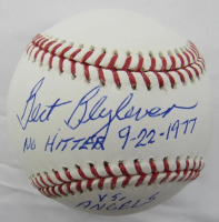Bert Blyleven Signed OML Baseball Inscribed "No Hitter 9-22-1977 vs Angels" (JSA) at PristineAuction.com
