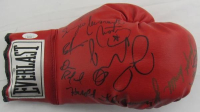 Boxing Legends Everlast Boxing Glove Signed By (6) with Floyd Mayweather Jr., Iran Barkley, Sergio Martinez, Bernard Hopkins (JSA) at PristineAuction.com
