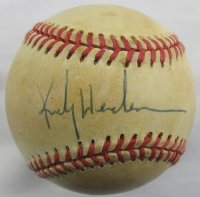 Rickey Henderson & Edsall Walker Signed OAL Baseball (JSA) at PristineAuction.com