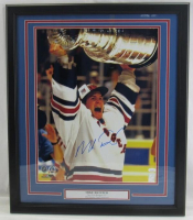 Mike Richter Signed Rangers Custom Framed Photo (JSA) at PristineAuction.com