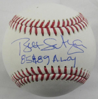 Bret Saberhagen Signed OML Baseball Inscribed "85 & 89 AL CY" (JSA) at PristineAuction.com