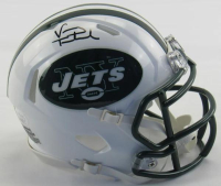 Vinny Testaverde Signed Jets Speed Mini Helmet (JSA) at PristineAuction.com