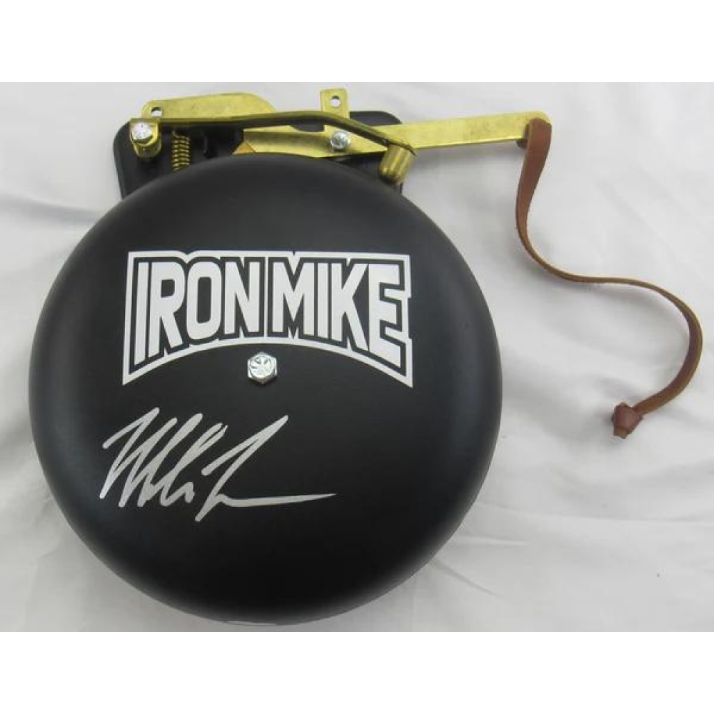 Mike Tyson Signed Iron Mike Ring Bell (JSA) at PristineAuction.com