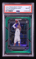 Victor Wembanyama 2023-24 Panini Prizm Draft Picks Prizms Green #2 RC (PSA 8) at PristineAuction.com