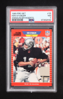 Ken Stabler 1989 Pro Set Announcer Inserts #18 (PSA 7) at PristineAuction.com