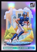 Malik Nabers 2024 Donruss Downtown! Oversize #18 RC at PristineAuction.com