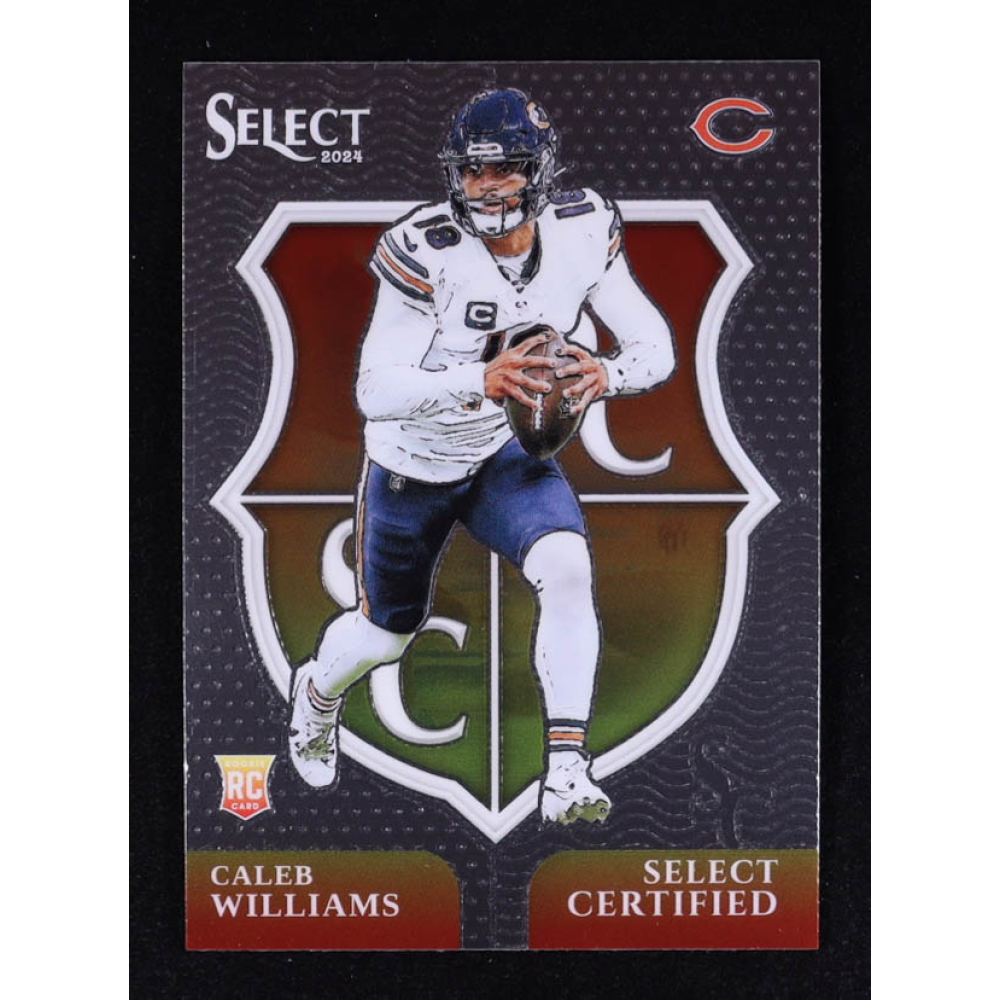 Caleb Williams 2024 Select Select Certified Rookies #1 RC at PristineAuction.com