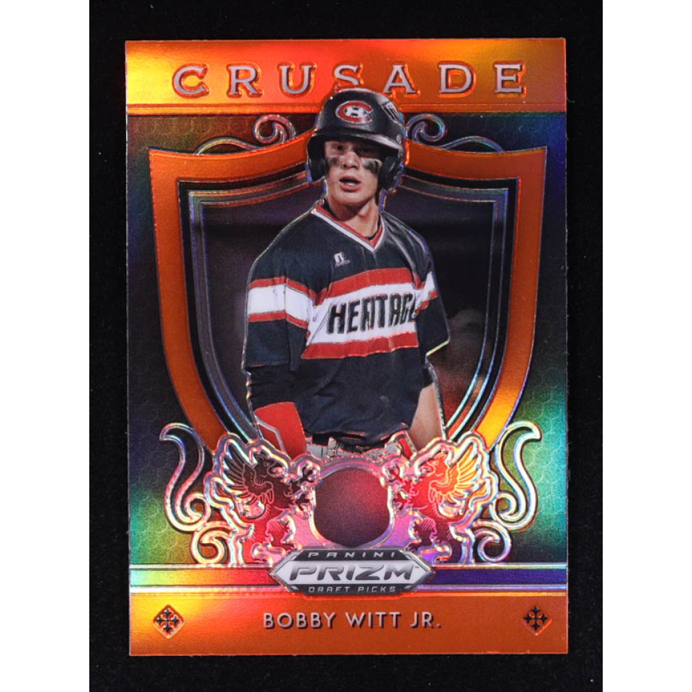 Bobby Witt Jr. 2019 Panini Prizm Draft Picks Prizms Orange #25 RC at PristineAuction.com