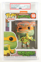 Kevin Eastman Signed "Teenage Mutant Ninja Turtles" #18 Michelangelo Funko Pop! Vinyl Figure with Hand-Drawn Sketch (PSA) at PristineAuction.com