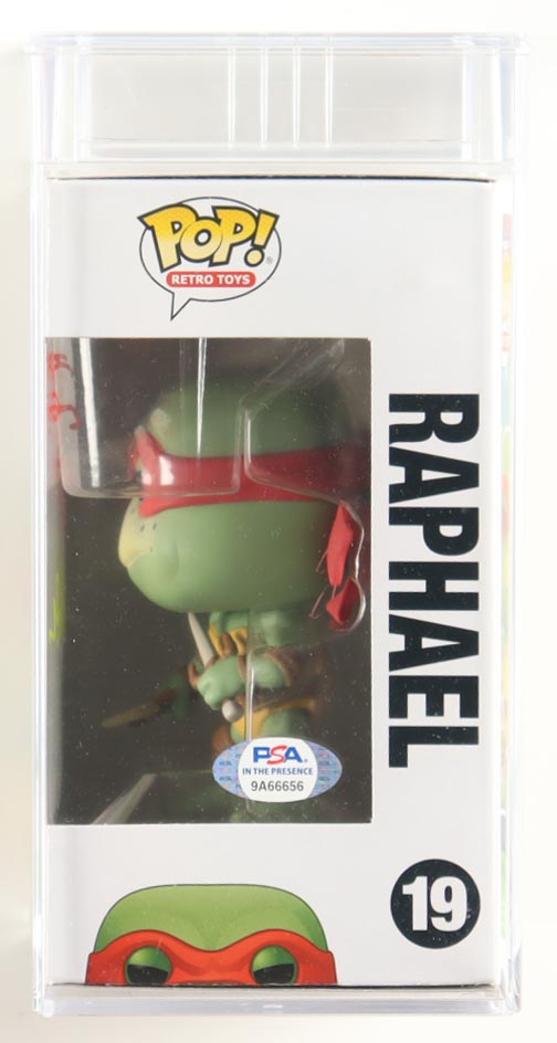 Kevin Eastman Signed "Teenage Mutant Ninja Turtles" #19 Raphael Funko Pop! Vinyl Figure with Hand-Drawn Sketch (PSA) at PristineAuction.com Kevin Eastman Signed "Teenage Mutant Ninja Turtles" #19 Raphael Funko Pop! Vinyl Figure with Hand-Drawn Sketch (PSA) at PristineAuction.com