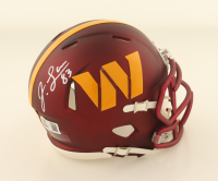Jaylin Lane Signed Commanders Speed Mini Helmet (Beckett) at PristineAuction.com