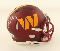 Jaylin Lane Signed Commanders Speed Mini Helmet (Beckett) at PristineAuction.com