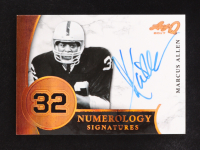 Marcus Allen 2017 Leaf Q Numerology Signatures Bronze #NUMA1 at PristineAuction.com
