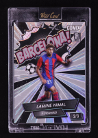 Lamine Yamal 2024 Wild Card Comix Barcelona! Silver Prismatic #LY12 RC #2/3 at PristineAuction.com