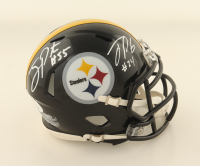 Joey Porter Jr. Signed Steelers Speed Mini Helmet (JSA) at PristineAuction.com