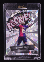 Lamine Yamal 2024 Wild Card Comix Rookie! Silver RayWave #LY05 RC #4/4 at PristineAuction.com