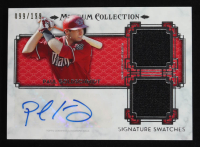 Paul Goldschmidt 2014 Topps Museum Collection Signature Swatches Dual Relic Autographs #SSDPG #099/199 at PristineAuction.com