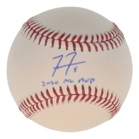 Freddie Freeman Signed OML Baseball Inscribed "2020 NL MVP" (Beckett) at PristineAuction.com