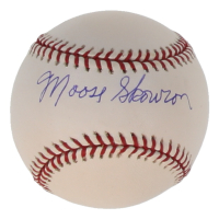 Bill "Moose" Skowron Signed OML Yankees 100th Anniversary Logo Baseball (PSA) at PristineAuction.com