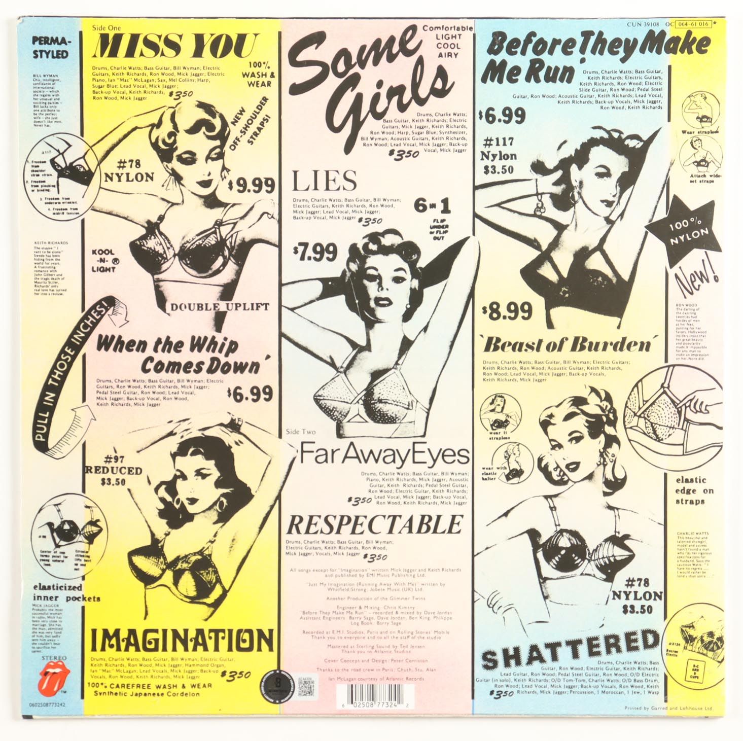 Ronnie Wood Signed The Rolling Stones "Some Girls" Vinyl Record Album (Beckett) at PristineAuction.com Ronnie Wood Signed The Rolling Stones "Some Girls" Vinyl Record Album (Beckett) at PristineAuction.com