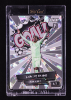 Lamine Yamal 2024 Wild Card Comix Goal! Silver Crystal #LY04 RC #4/7 at PristineAuction.com