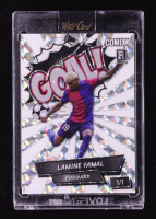 Lamine Yamal 2024 Wild Card Comix Goal! Silver Mosaic #LY03 RC #1/1 at PristineAuction.com