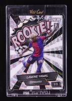 Lamine Yamal 2024 Wild Card Comix Rookie! Silver Wave #LY03 RC #1/3 at PristineAuction.com