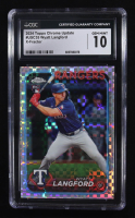 Wyatt Langford 2024 Topps Chrome Update X-Fractors #USC35 RC (CGC 10) at PristineAuction.com