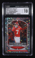 Harrison Butker 2024 Panini Mosaic Moments in Time No Huddle Silver #17 (CGC 10) at PristineAuction.com