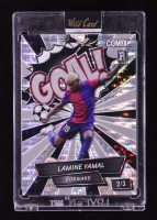 Lamine Yamal 2024 Wild Card Comix Goal! Silver Pulsar #LY03 RC #2/3 at PristineAuction.com