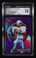 Warren Moon 2023 Topps Composite Finest Purple Refractors #190 #231/250 (CGC 10) at PristineAuction.com