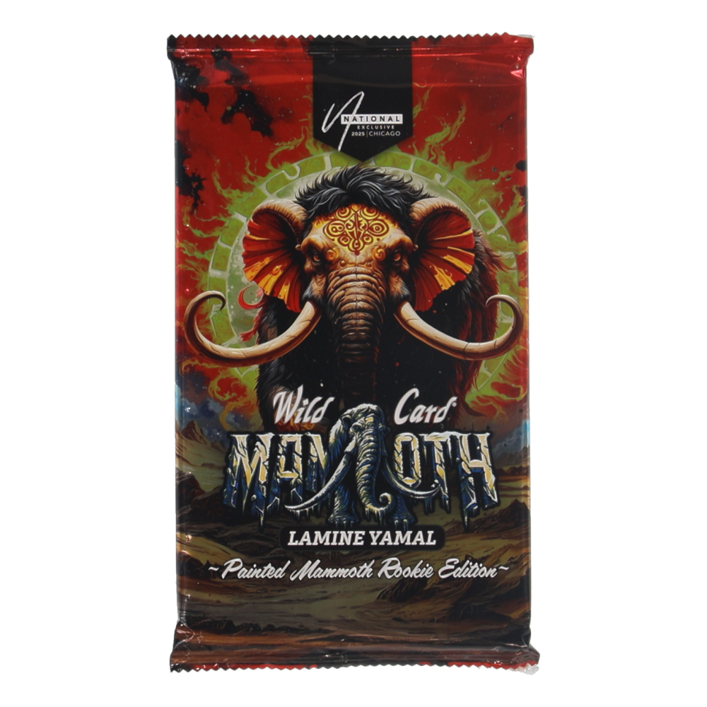 2025 Wild Card Lamine Yamal National Exclusive Mammoth Rookie Edition Pack at PristineAuction.com