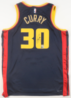 Stephen Curry Signed Warriors Nike Authentic Jersey (Beckett & Curry) at PristineAuction.com