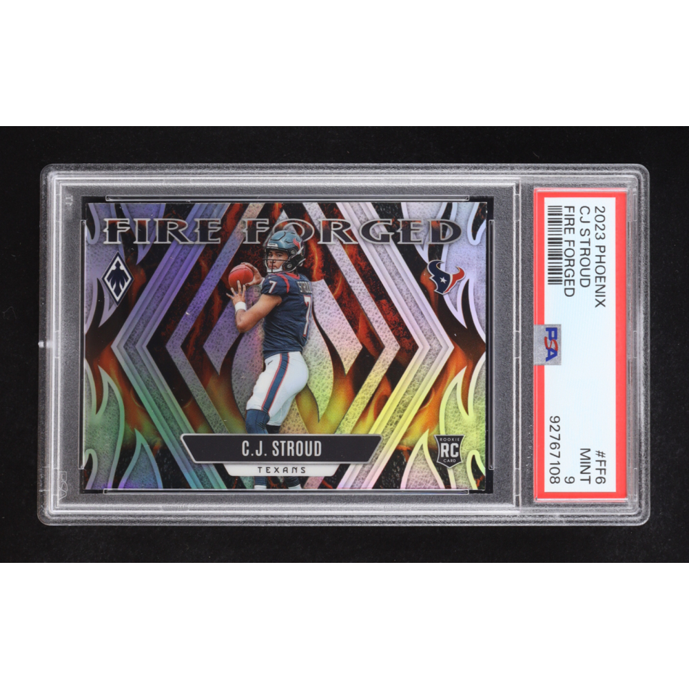 CJ Stroud 2023 Panini Phoenix Fire Forged #6 RC (PSA 9) at PristineAuction.com