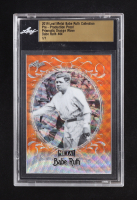 Babe Ruth 2019 Leaf Metal Pre Production Proof Babe Ruth Collection Prismatic Orange Wave #44 #1/1 (Leaf) at PristineAuction.com