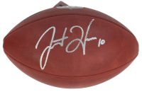 Justin Herbert Signed "The Duke" NFL Football (Fanatics) at PristineAuction.com