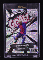 Lamine Yamal 2024 Wild Card Comix Goal! Silver Kaleidoscope #LY03 RC #4/4 at PristineAuction.com