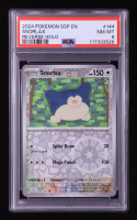 Snorlax 2024 Pokemon Scarlet and Violet Surging Sparks Reverse Foil #144 (PSA 8) at PristineAuction.com