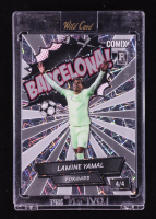 Lamine Yamal 2024 Wild Card Comix Barcelona! Silver Laser #LY04 RC #4/4 at PristineAuction.com