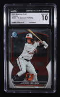 Jackson Holliday 2023 Bowman Chrome Draft #BDC118 RC (CGC 10) at PristineAuction.com