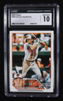 Gunnar Henderson 2023 Topps #206 RC (CGC 10) at PristineAuction.com