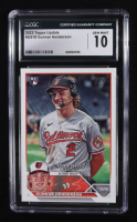 Gunnar Henderson 2023 Topps Update #US18 RC (CGC 10) at PristineAuction.com