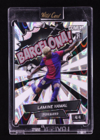 Lamine Yamal 2024 Wild Card Comix Barcelona! Silver RayWave #LY03 RC #4/4 at PristineAuction.com