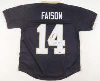 Jordan Faison Signed Jersey Inscribed "2024 Champs" (Schwartz) at PristineAuction.com