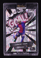 Lamine Yamal 2024 Wild Card Comix Goal! Silver Shock #LY03 RC #2/2 at PristineAuction.com