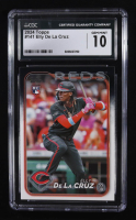 Elly De La Cruz 2024 Topps #141 RC (CGC 10) at PristineAuction.com